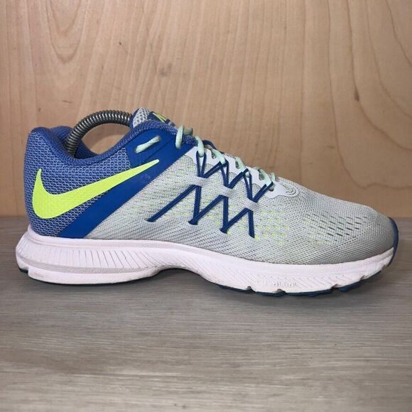 Nike Winflo 3 Light Blue/Blue/Yellow 831562-401 Women's 6.5 - Picture 7 of 11